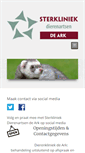 Mobile Screenshot of dierenkliniekdeark.nl
