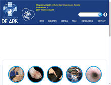 Tablet Screenshot of dierenkliniekdeark.be